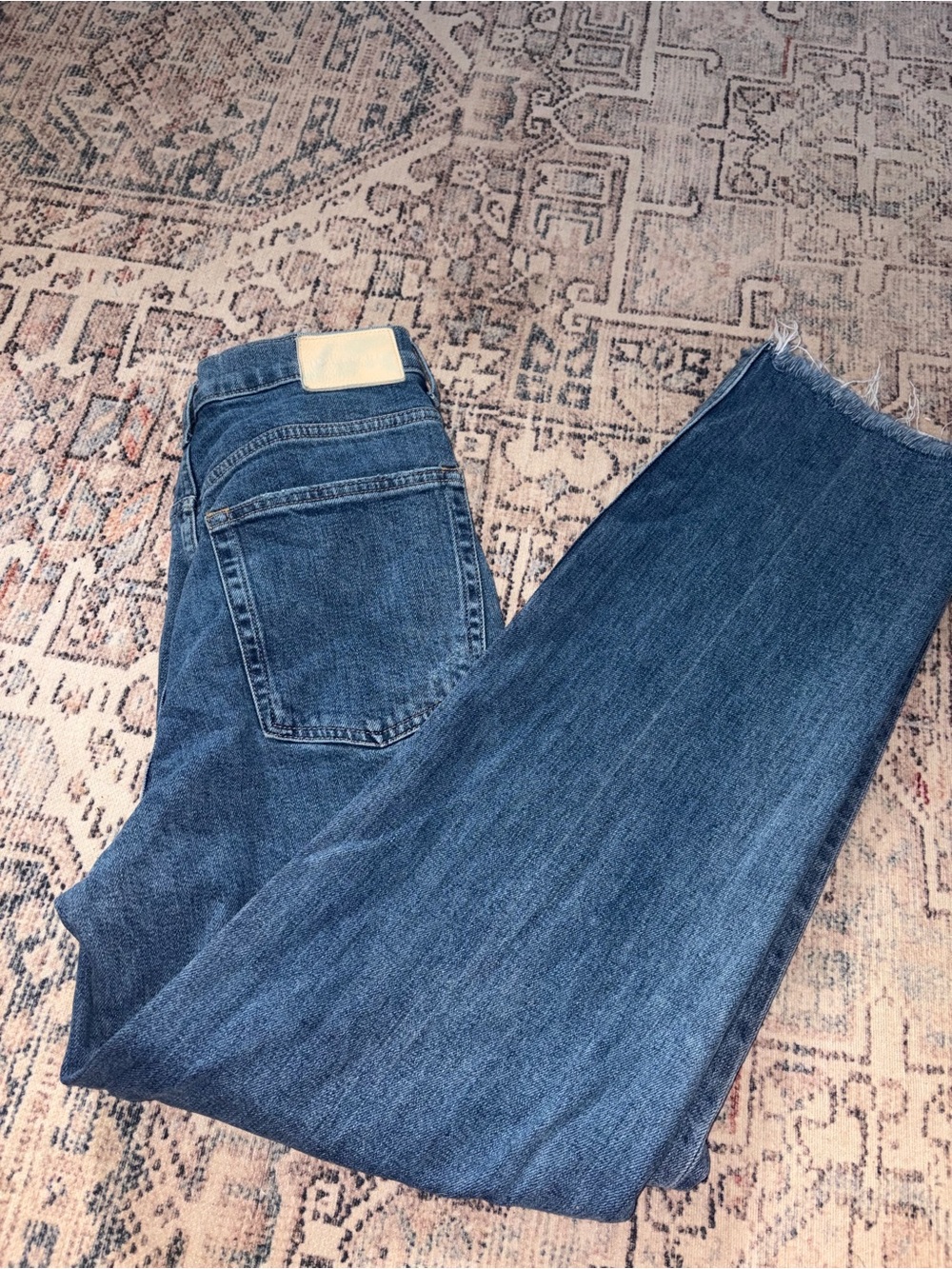 Everlane light blue high-rise denim jeans